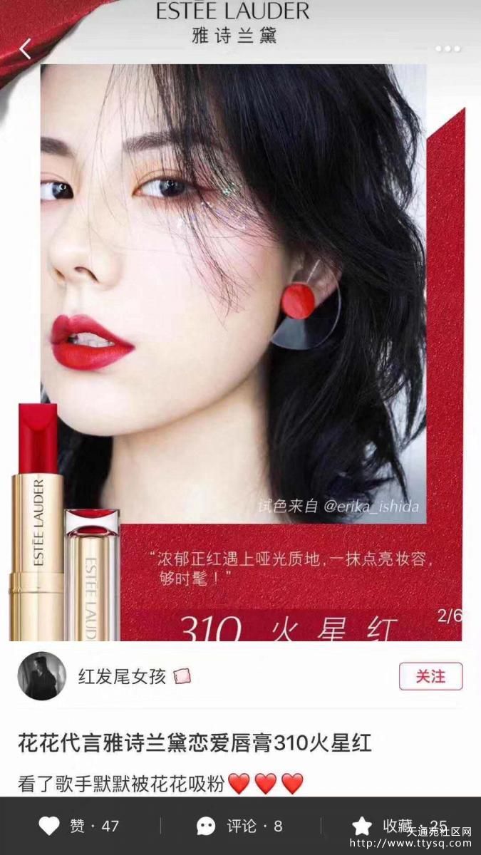 从欧洲带回的雅诗兰黛310口红全新179元转给有需要的美女